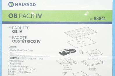 Halyard 88841 Basics Pack IV OB Drape